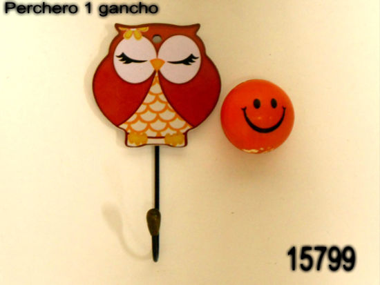 Imagen de PERCHERO X1  BUHO 10.5CM 2.26